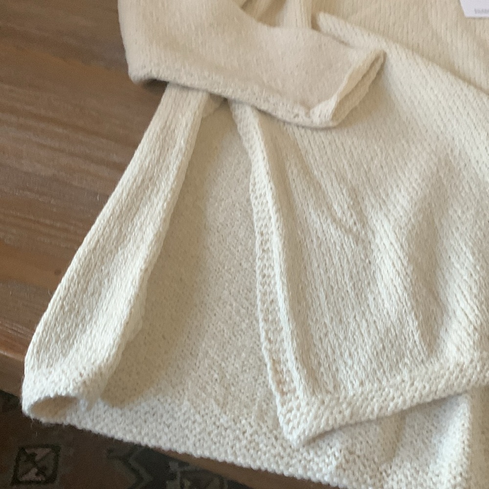 NWT Eileen Fisher Soft White Alpaca Ballet Neck Pullover Tunic - Picture 11 of 12